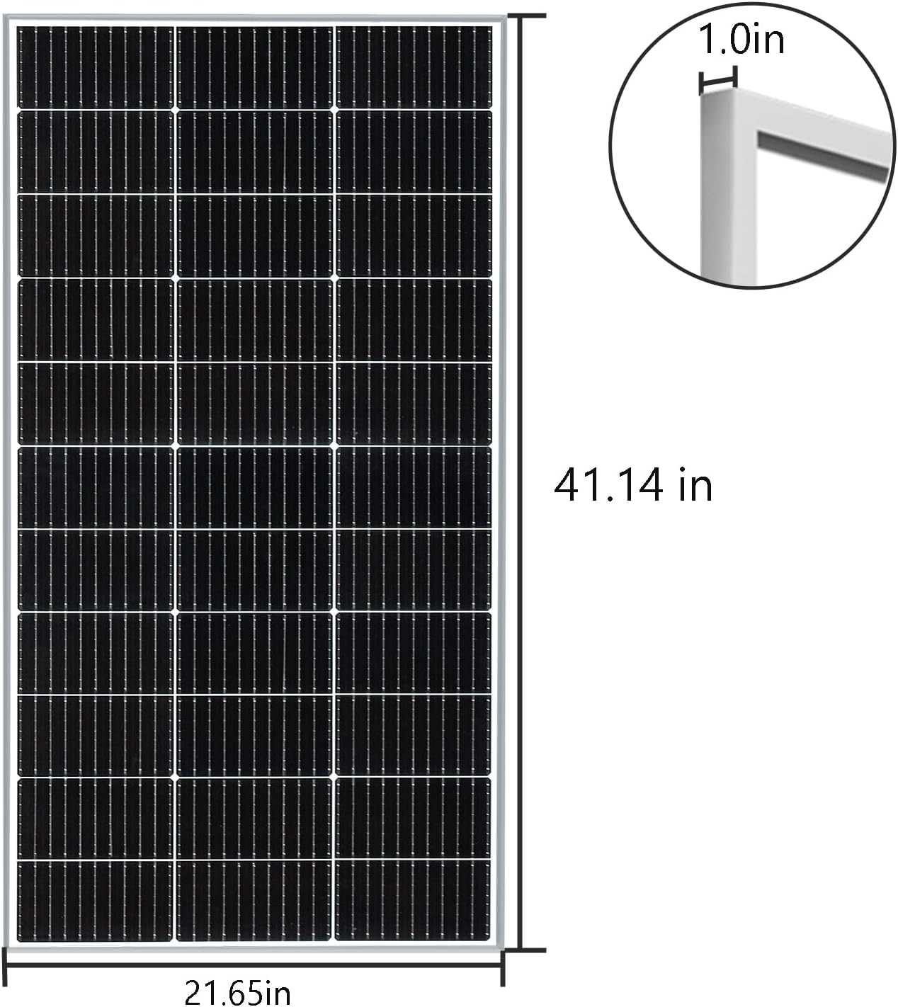 200W Solar Panel Kit 2x100W Monocrystalline