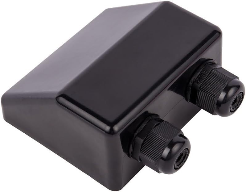 Compact Waterproof Solar Cable Entry Housing for Easy Installation – Black