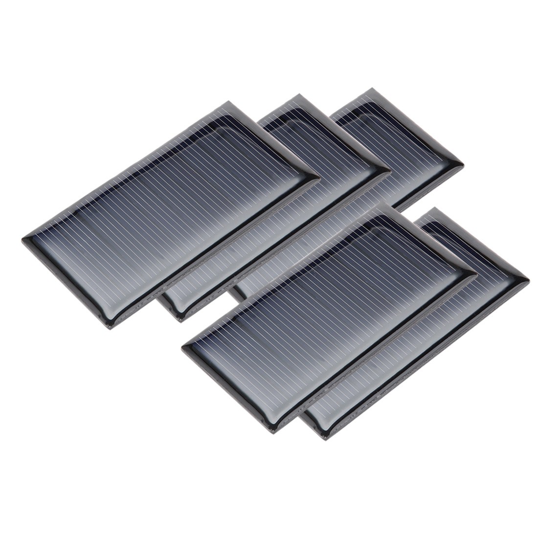5 Pcs 5V 60mA Poly Mini Solar Cell Panel Module DIY 68x37mm