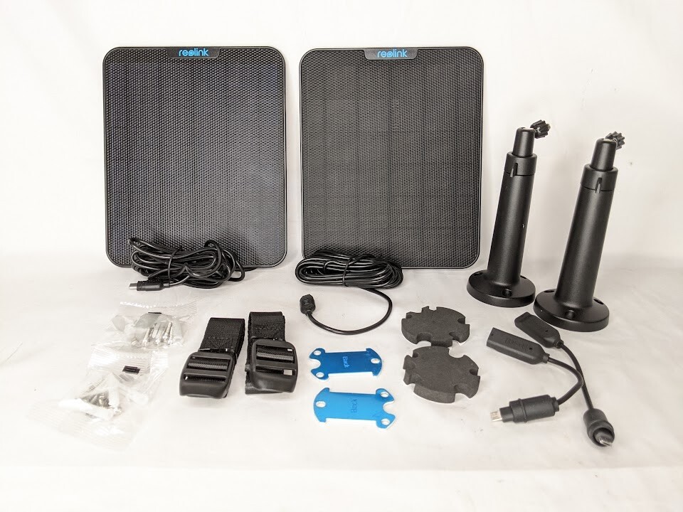 2pk- Reolink solar panel 2 Power Supply for All Wireless outdoor camera