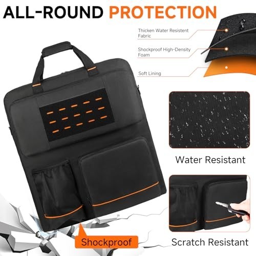 Padded Solar Panel Storage Bag for Jackery & Anker – Travel Case with Shoulder S