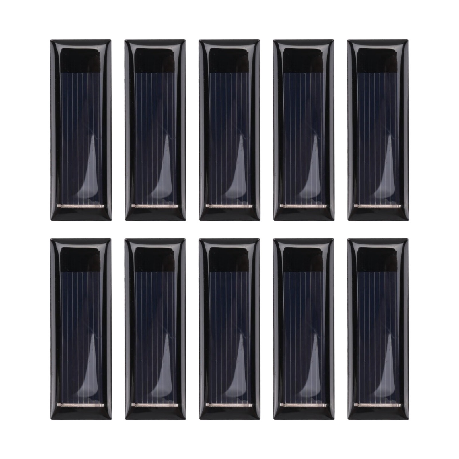 10Pcs Solar Panel 0.5V 100mA Solar Cells Photovoltaic panels Module Sun 6180