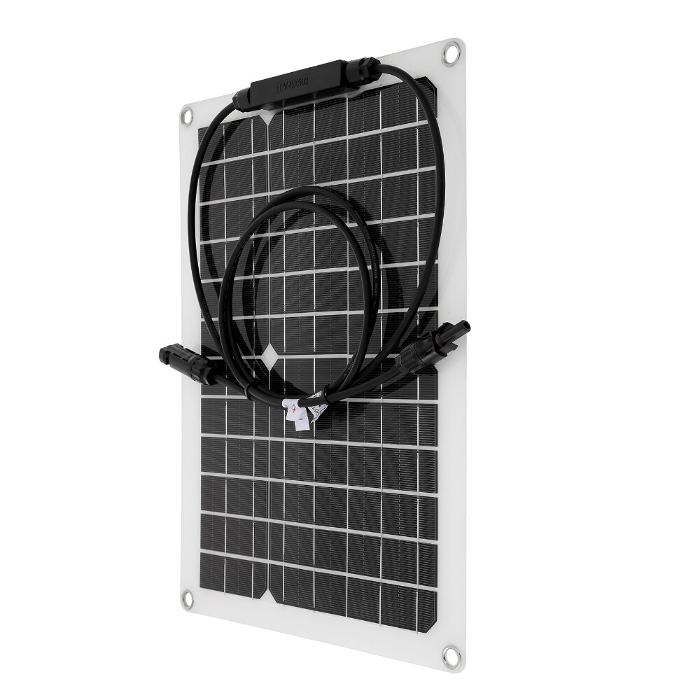 100W Flexible Solar Panel 18V Battery Charger Kit For RV/Boat/Car/Home US