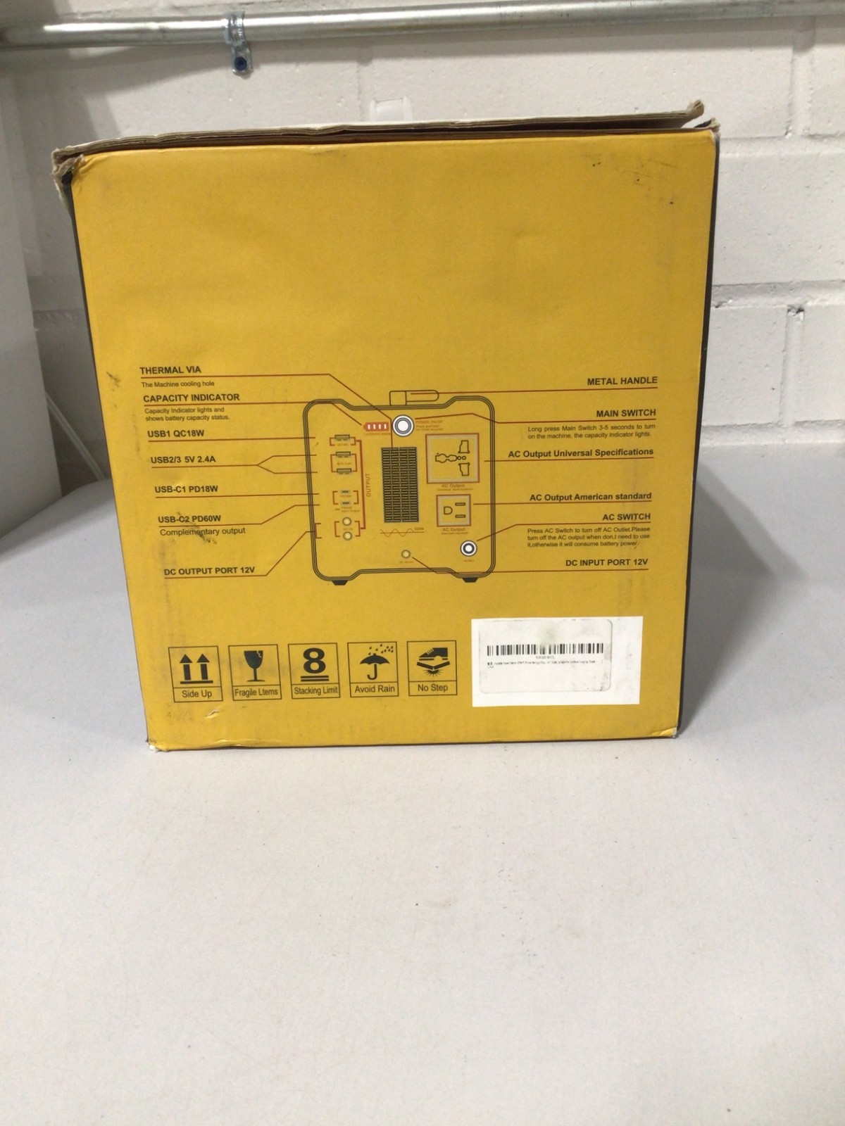 Cowzuc Portable Power Station 500W