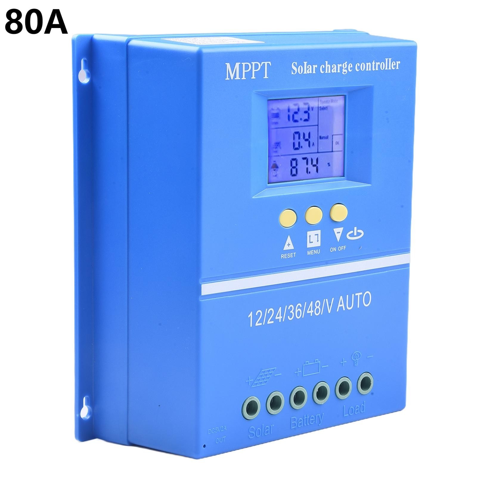 80A 100A Controller Temperature Protection Automatic Voltage Detection