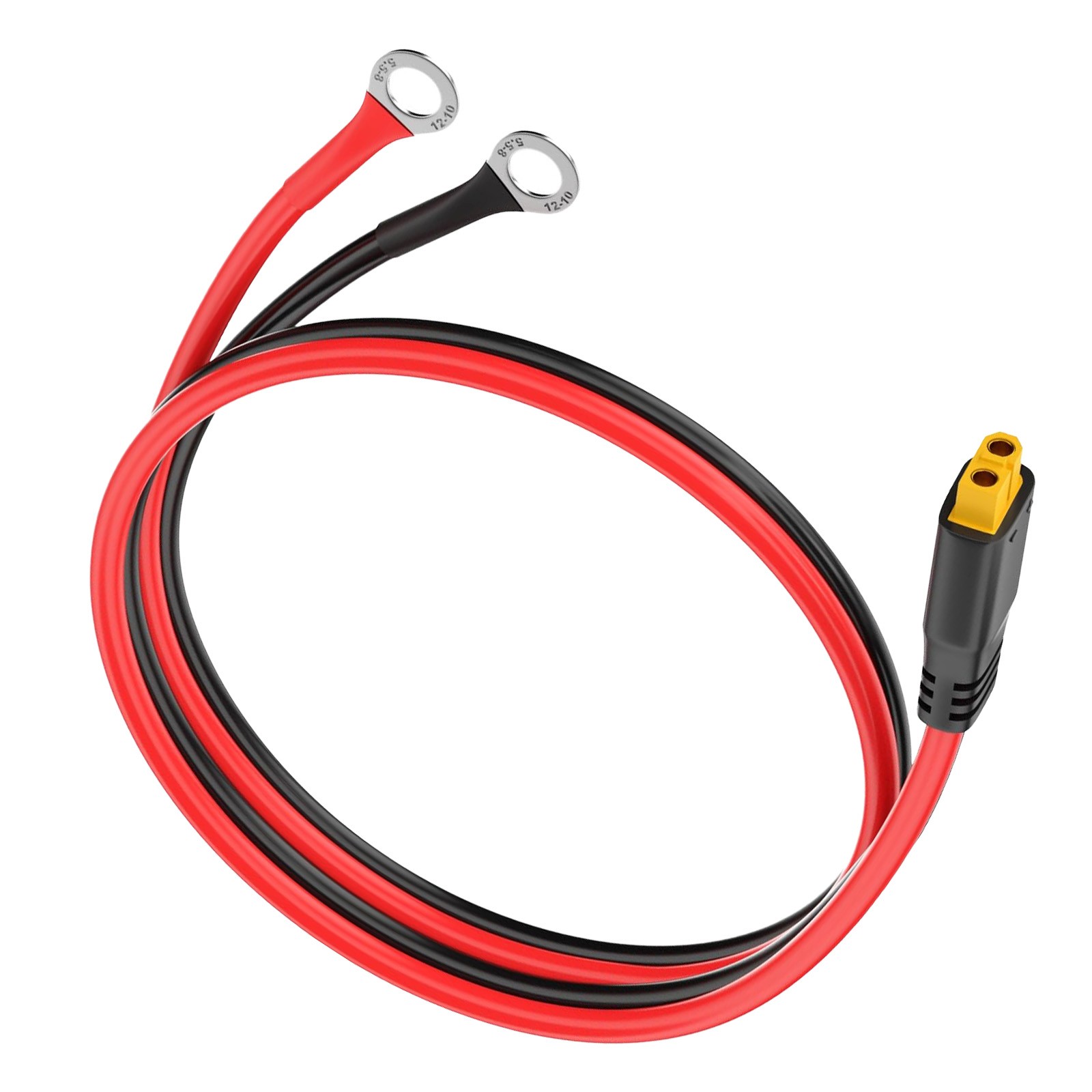 XT60 Female to M8 O Ring Eyelet Terminal Plug Connector Cable 10AWG Charger