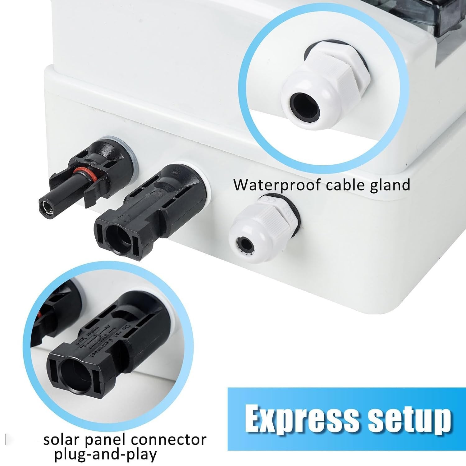 Durable 500V PV Combiner Box with Waterproof Rating & Visual Status Monitor