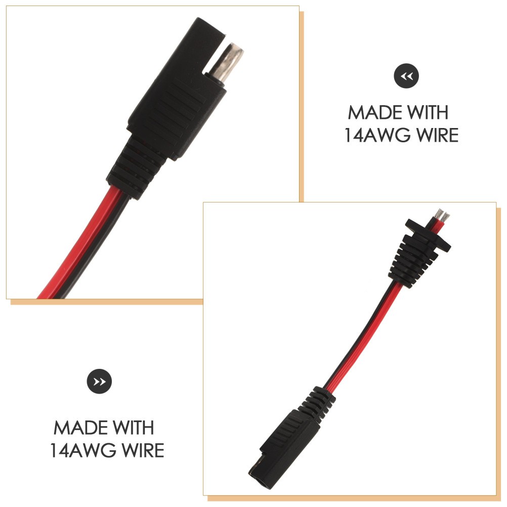 SAE Solar Connector SAE Power Extension Cable SAE Quick Connect Cable SAE