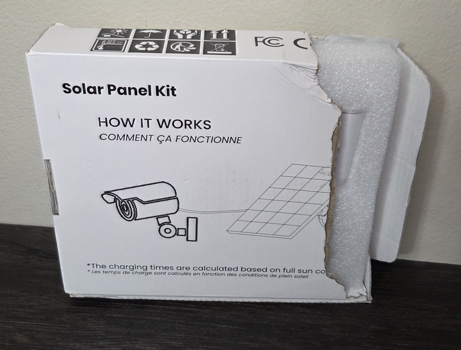 Solar panel kit for Doorbell camera or floodlight READ