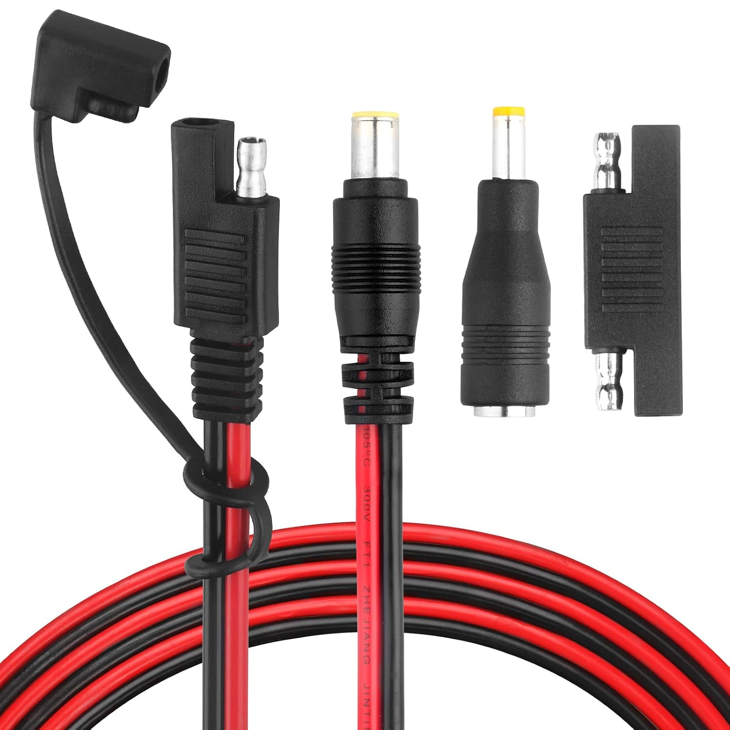 DC 8Mm Male to SAE Connector Extension Adapter Cable 14AWG 6FT | SAE to DC7909