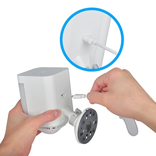 Solar Panel Compatible with Spotlight Cam Plus(Battery) and White 2 Pack