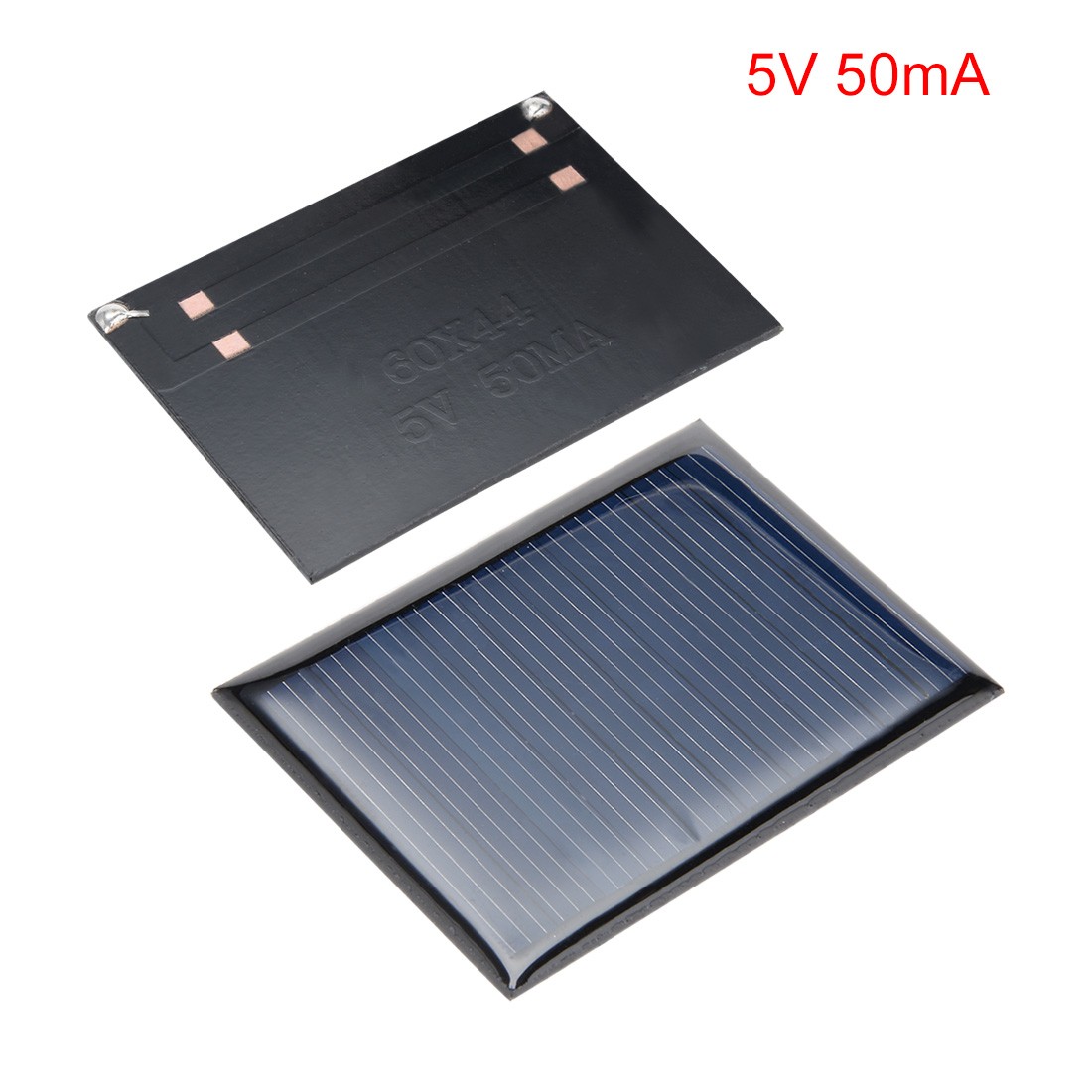 5Pcs 5V 50mA Poly Mini Solar Cell Panel Module DIY 60x44mm