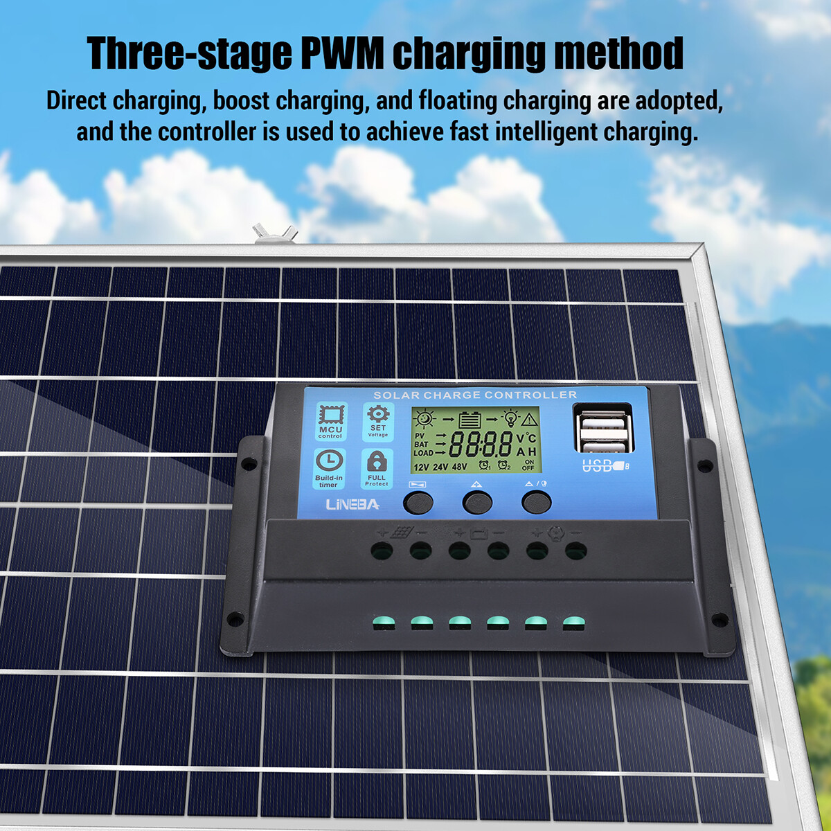200W Flexible Solar Panel Mono 18V Portable Power Camping Home RV Battery Charge