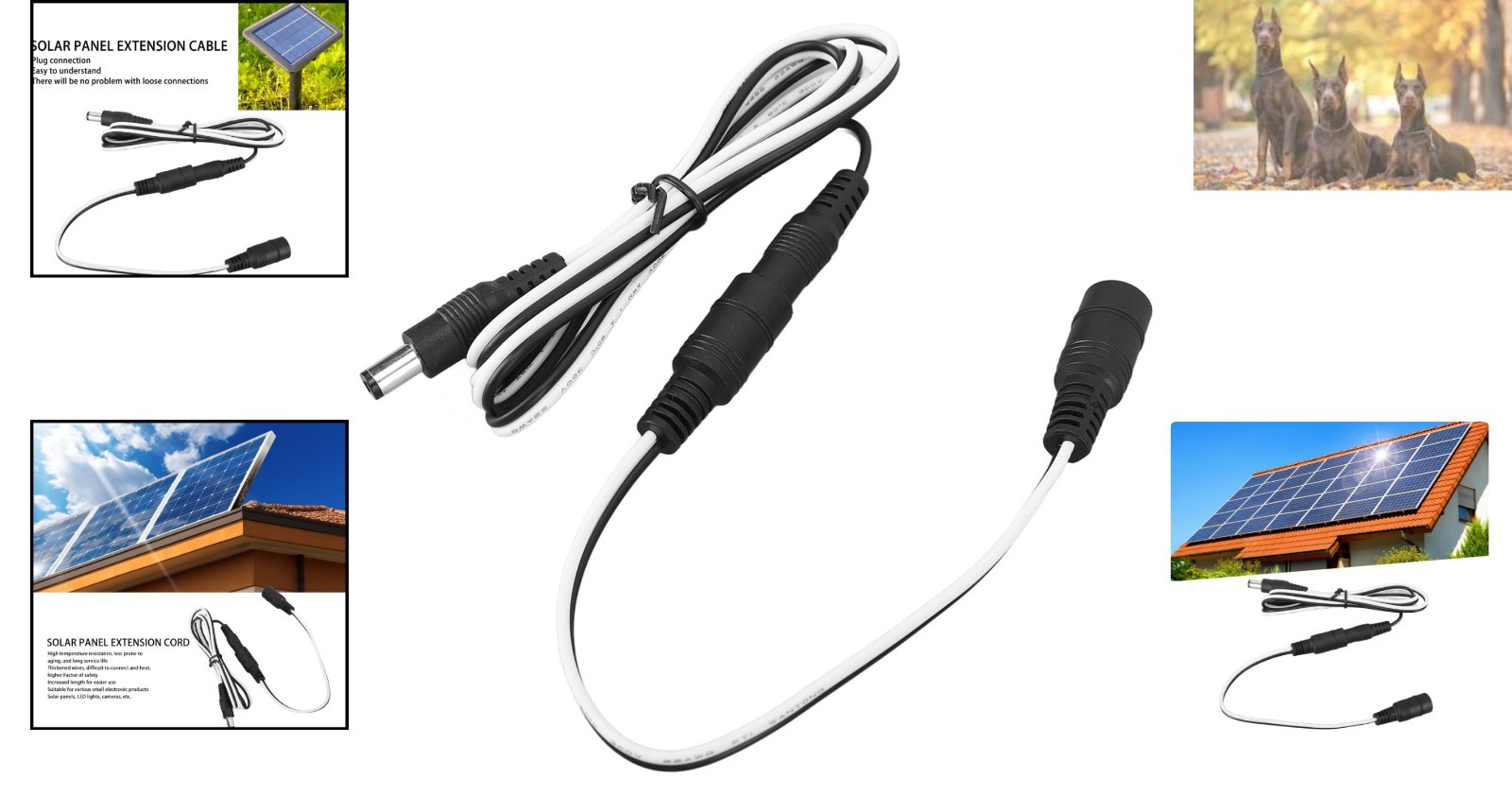 4 Meter Solar Panel Extension Cable 22AWG – Weatherproof DC Connector Wire