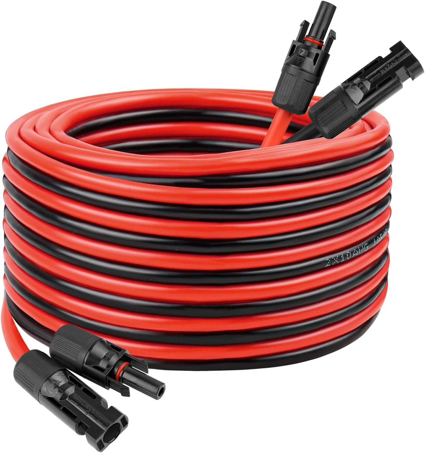 10 AWG Solar Extension Cable 25ft Tinned Copper Wire RV Boat Panel US