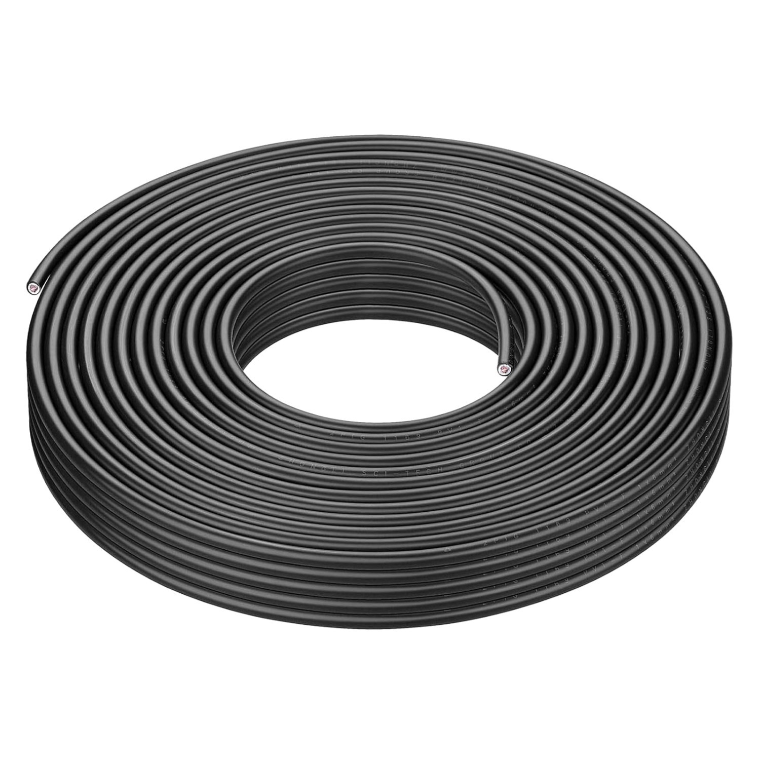 10 AWG Black Tinned Copper Wire – 100Ft for Solar & Automotive Applications