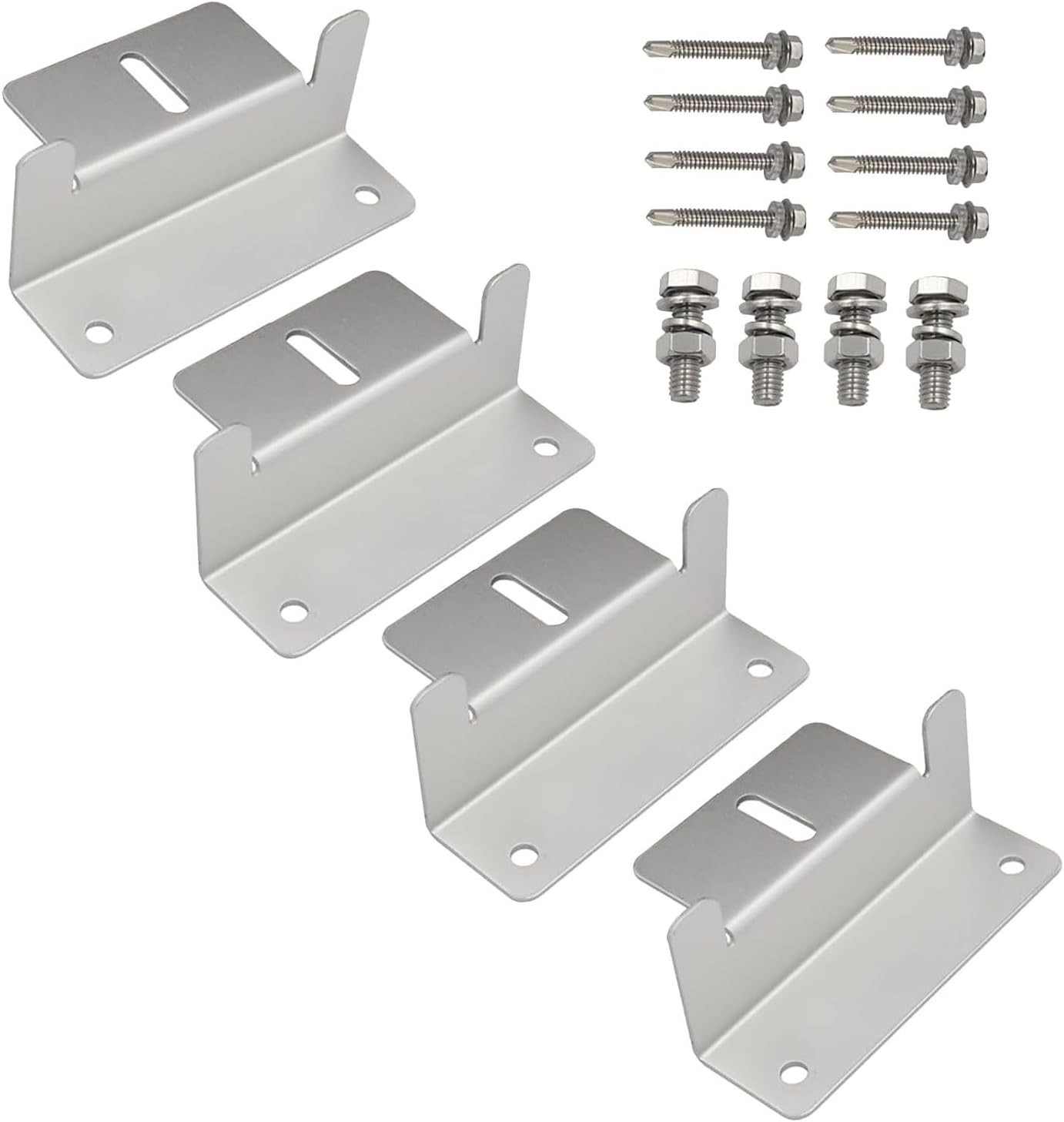 Durable Rust-Resistant Z Bracket Mounts for RVs, Trailers, and Boats – 4 Pack