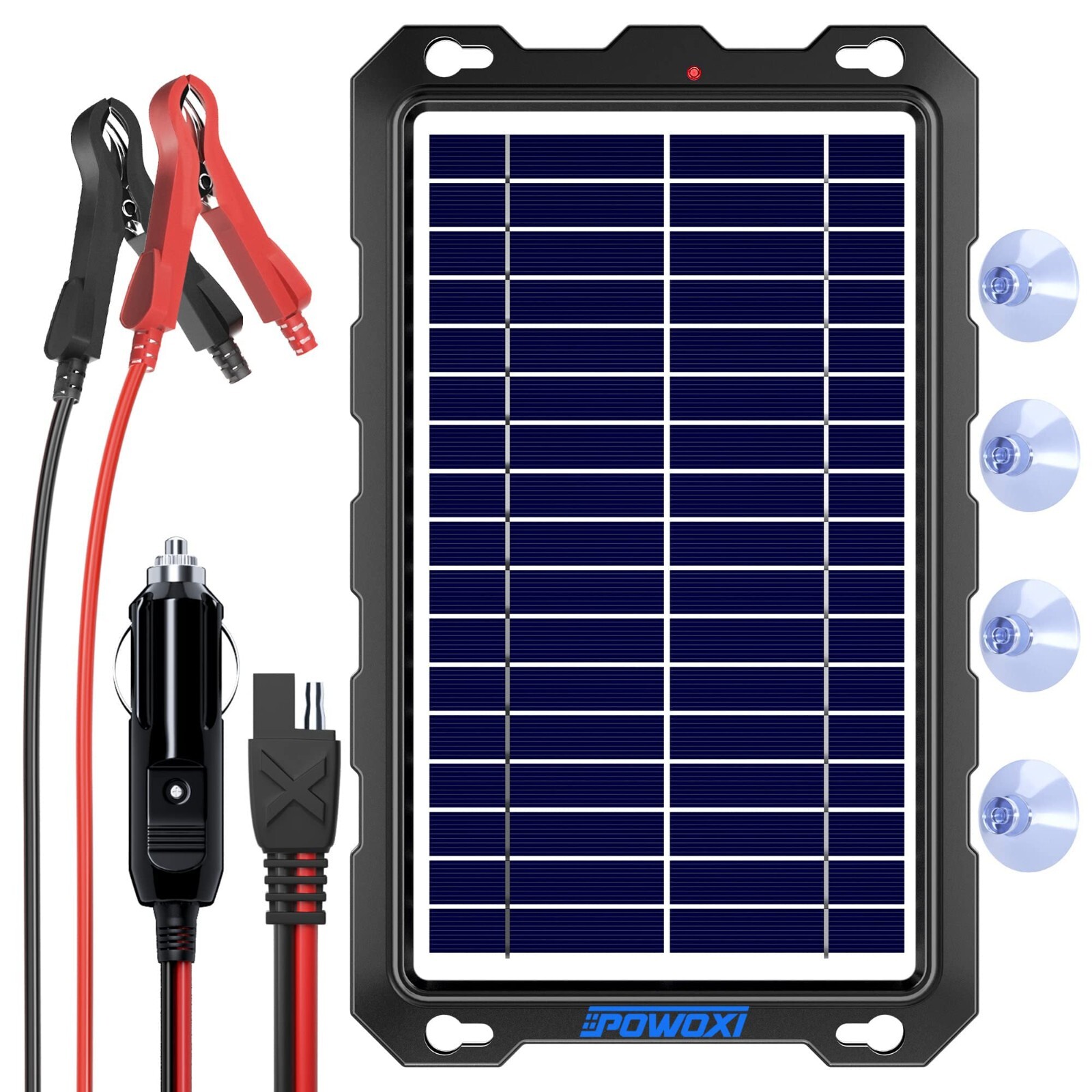 12 Volt 7.5W Battery Charger Solar Powered Panel for Car Dump Trailer Boat Marin