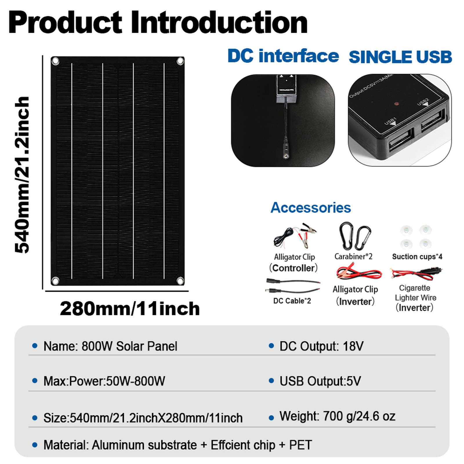 10000W Solar System Solar Generator 800W Panel 100A Controller 10000W Inverter