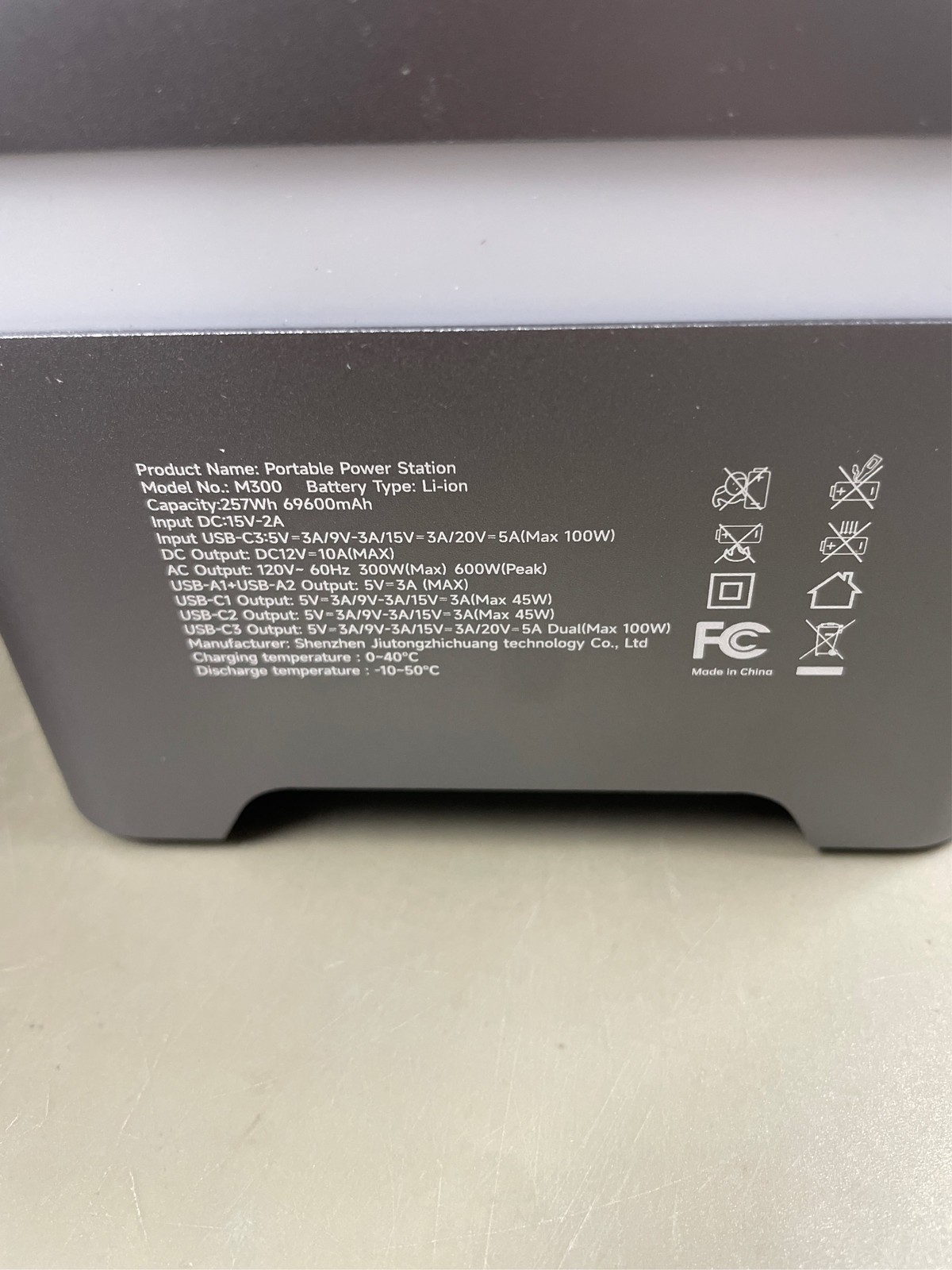 Portable Power Station, 300W Solar Generator 257Wh with Color LED Light, PD 100W
