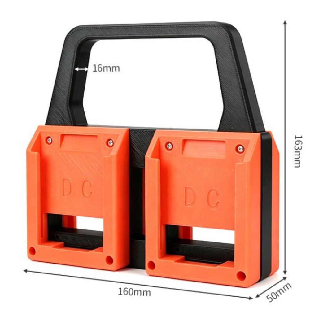 Wall Mounted For Battery Storage Rack for For DongCheng – 1/2/4/6 Slot Plastic