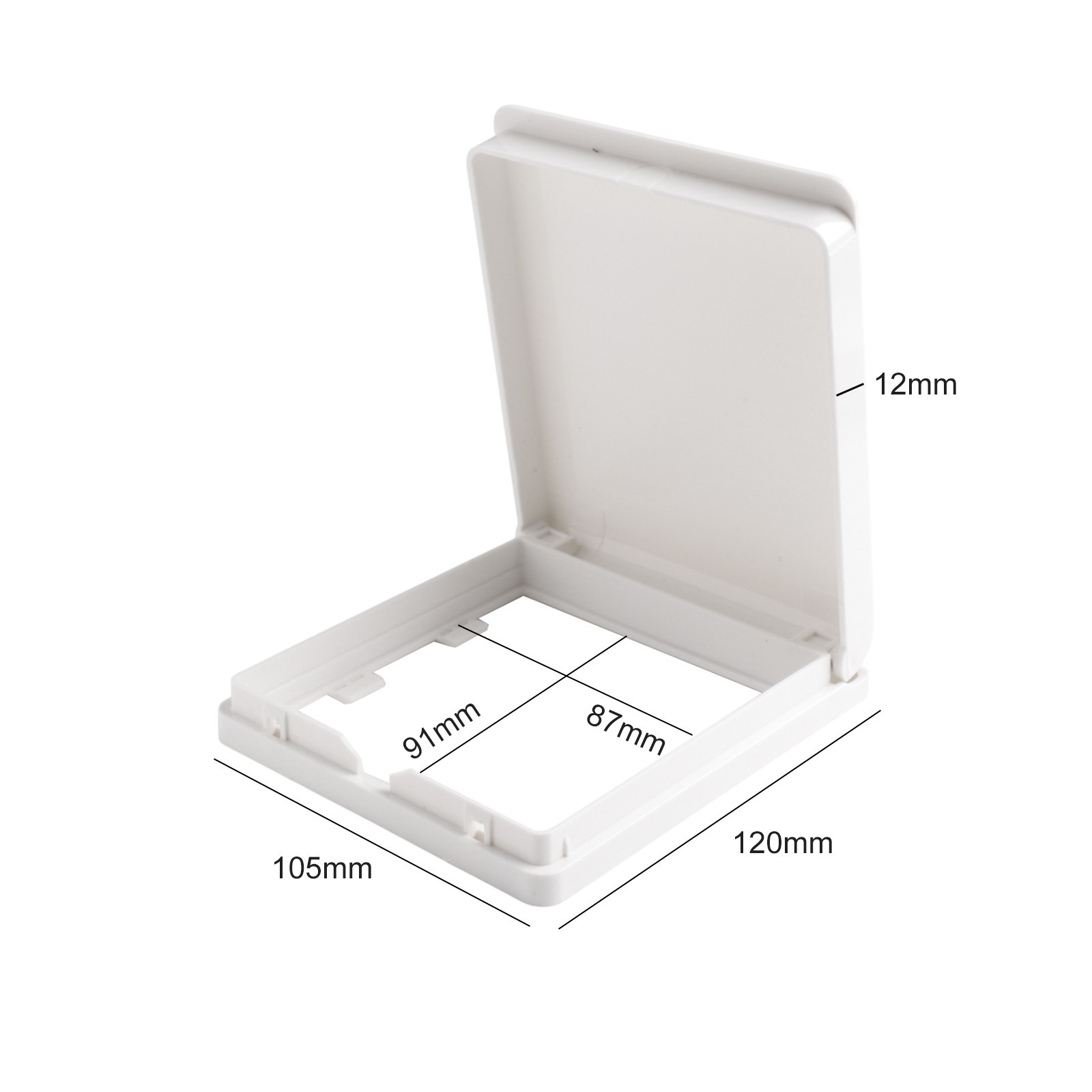 High Performance Waterproof Cover Set for Standard 86 Type Sockets Six Pieces