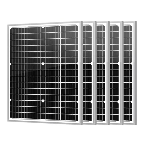 5-Pack 35W 12V Monocrystalline Solar Panels 10BB – High-Efficiency PV 35W 5pcs