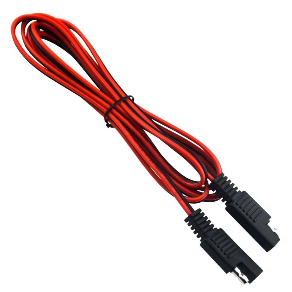4 PCS SAE Extension Cable Quick Disconnect Wire Harness SAE Connector 18AWG 6…