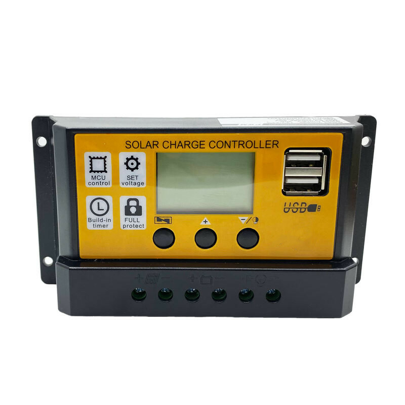 10-100A 12V/24V MPPT Solar Panel Regulator Charge Controller Auto Focus Tracking