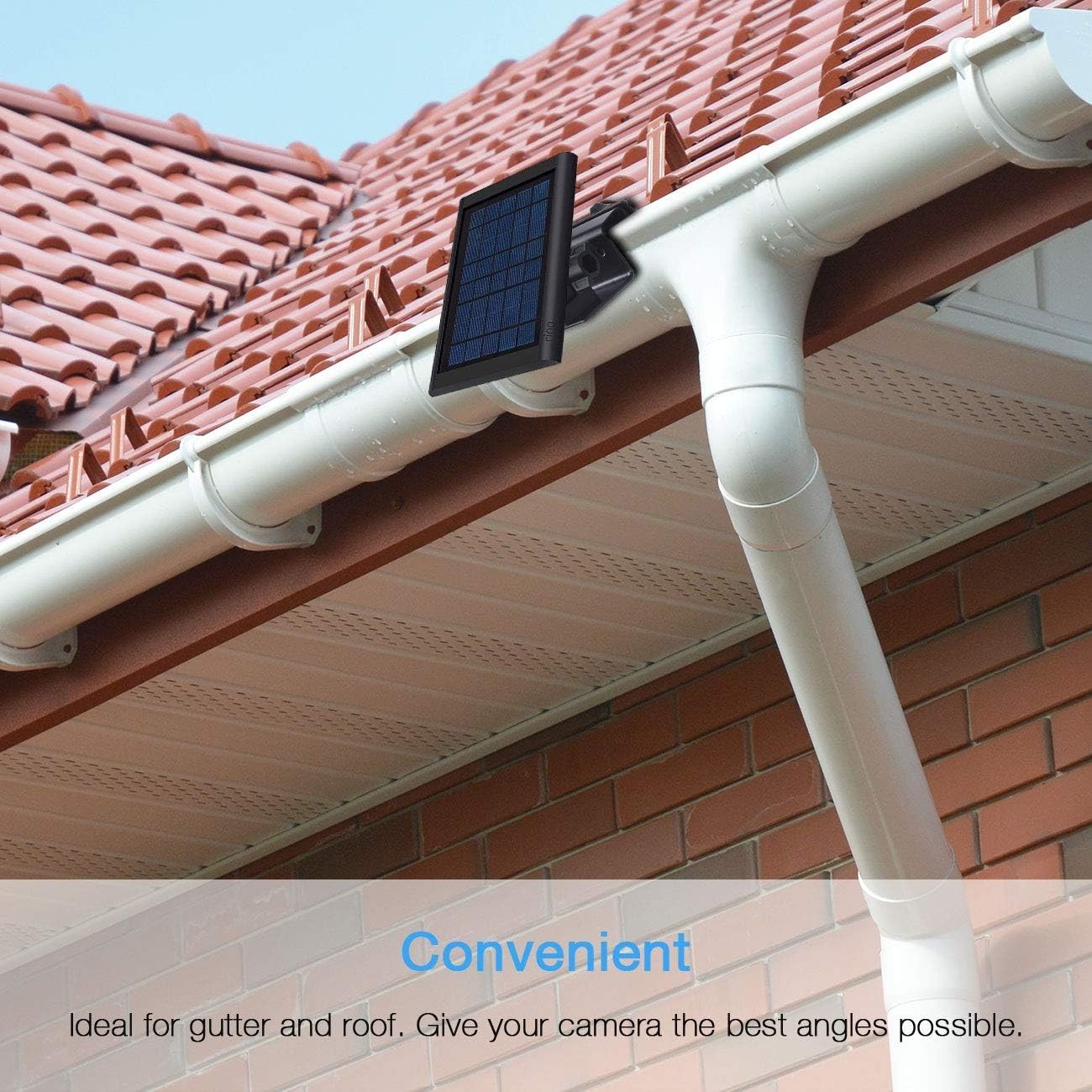 Aluminum Alloy Solar Panel Gutter Mount – Adjustable and Durable for Ring Models