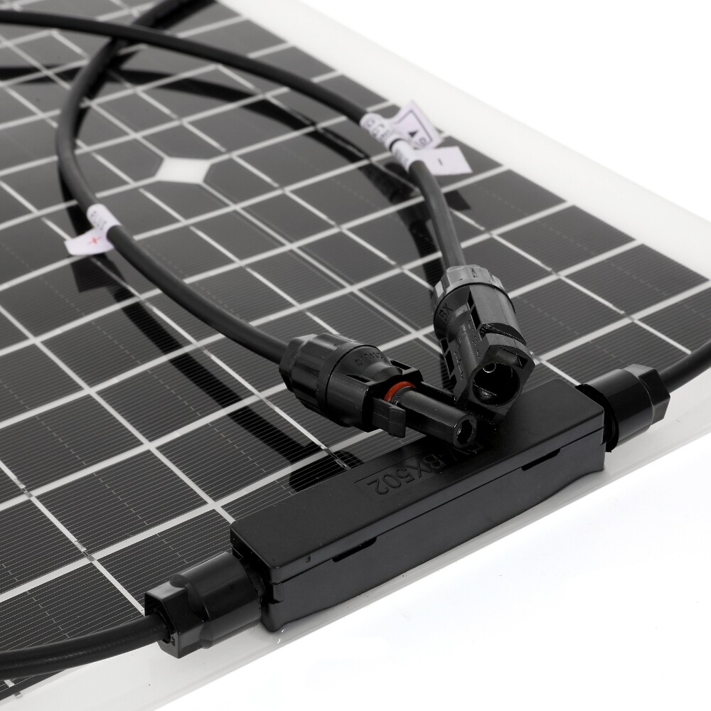 100W Flexible Solar Panel 18V Battery Charger Kit For RV/Boat/Car/Home US