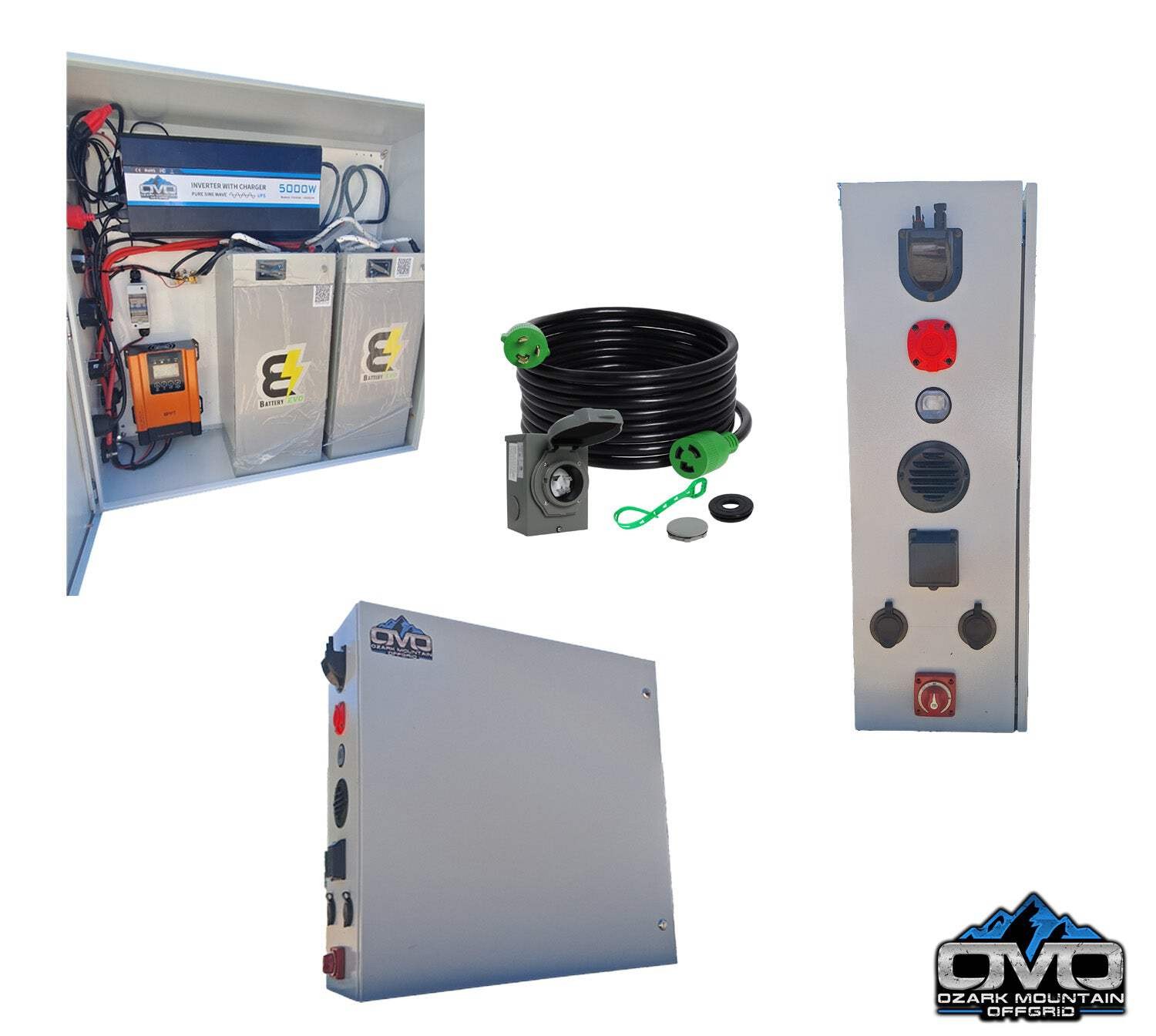Boat Dock Offgrid Solar Kit – Mountable with Plug and Play Connections 2x 5.3KW