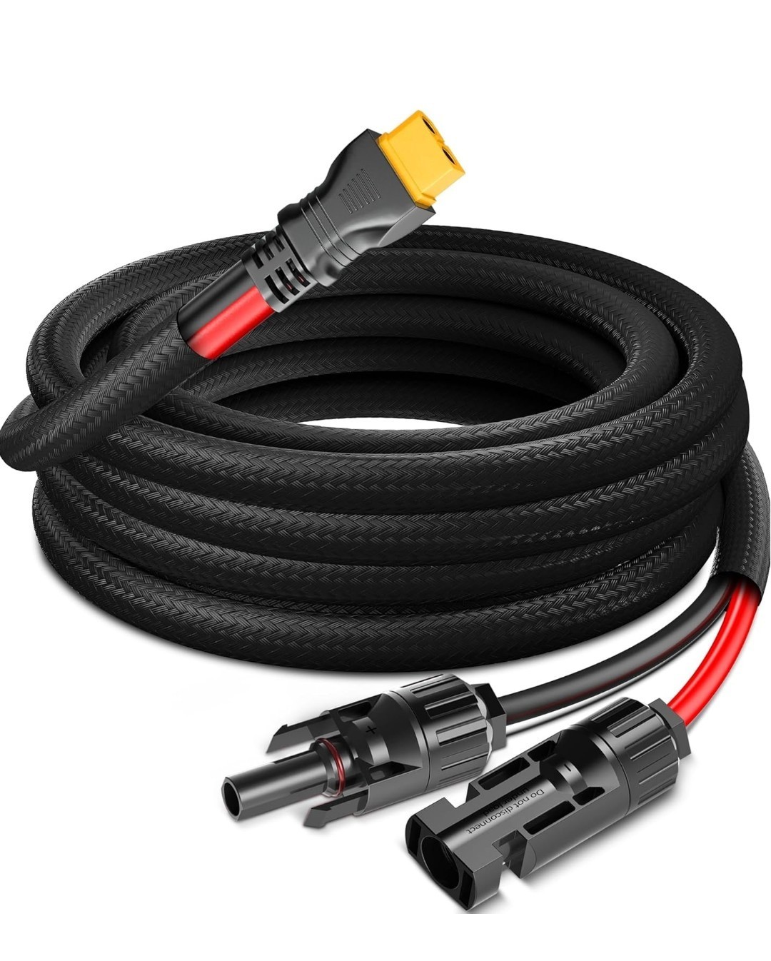 10Awg-20Ft Advanced Solar to XT60 Charging Cable,Redesign Solar Panel Connector