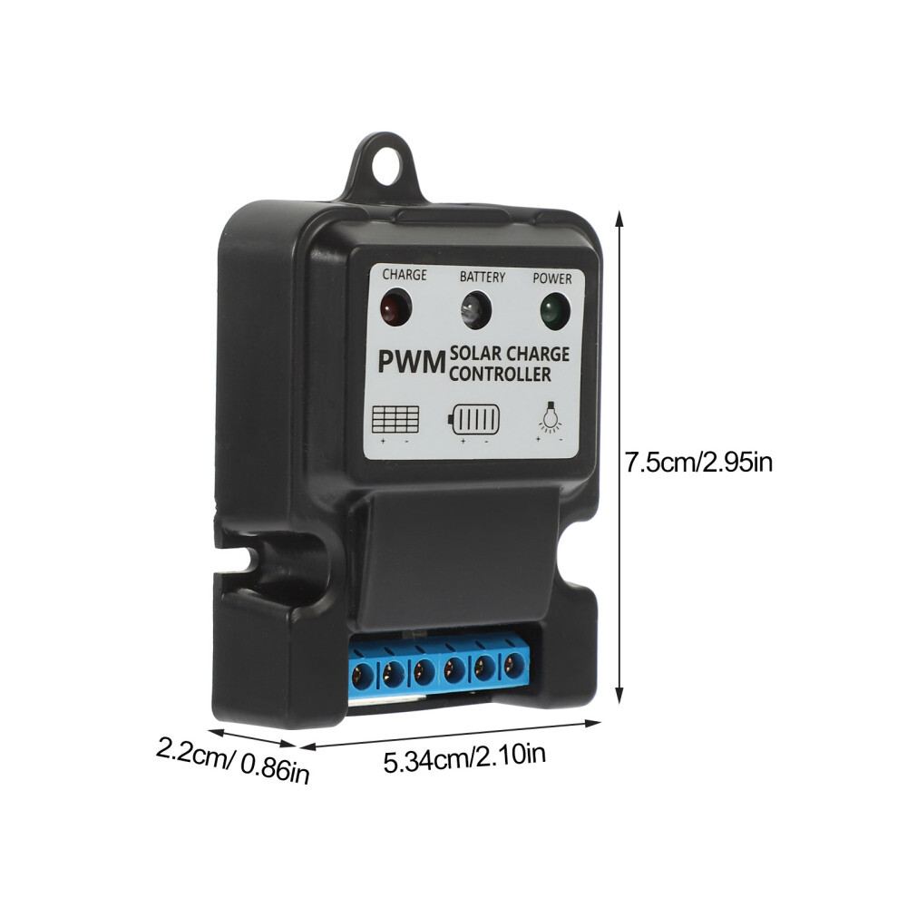 10A Solar Charge Controller 12V 24V Auto Waterproof for RV Off Grid System