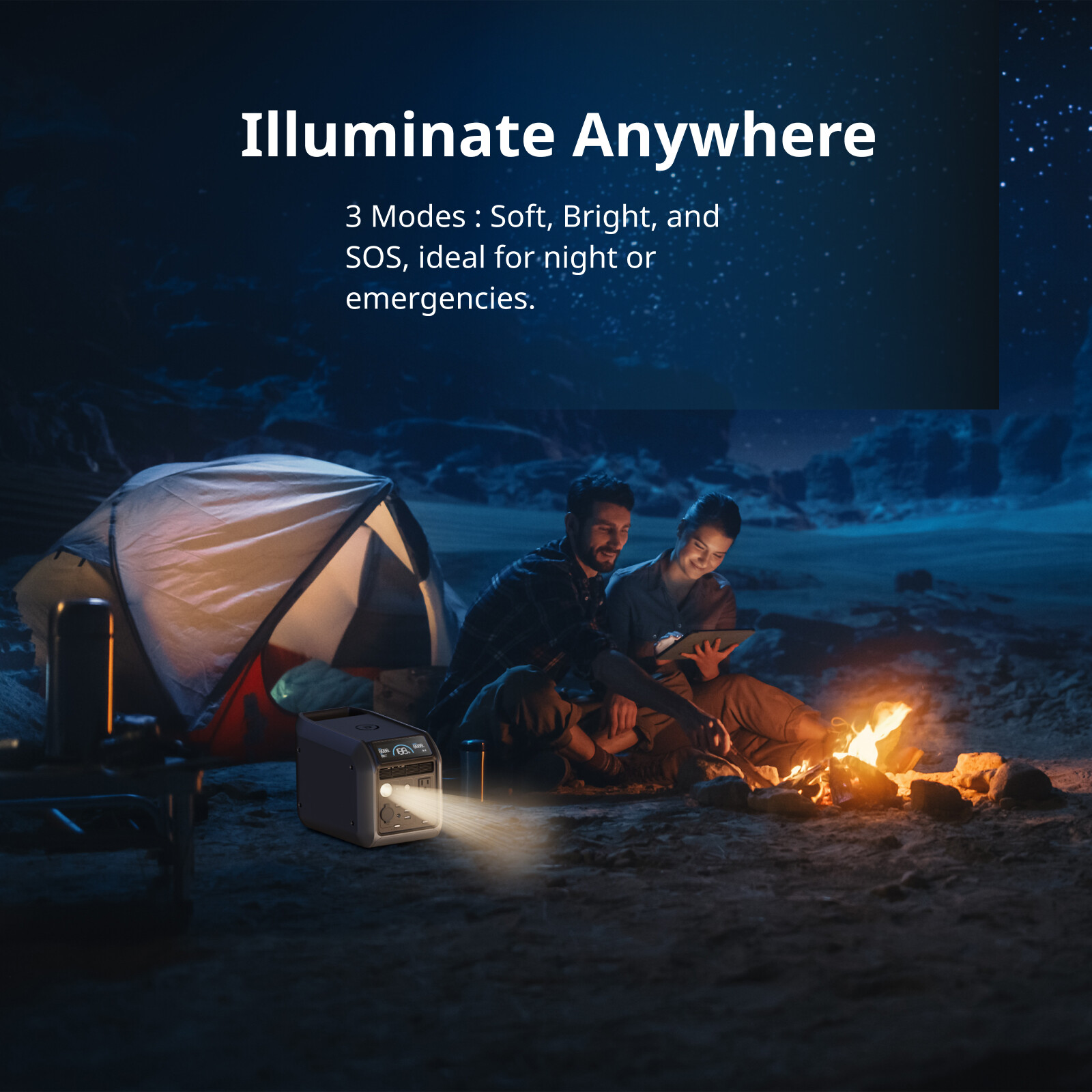 Portable Power Station 768Wh 600W Solar Generator Outdoor Camping Dabbsson 600L