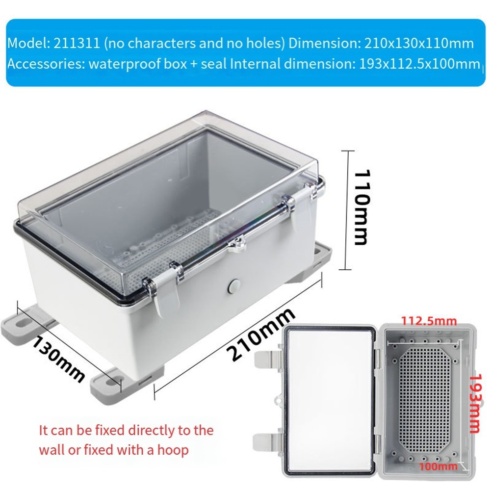Secure Locking Waterproof Distribution Box for Safe Electrical Connections
