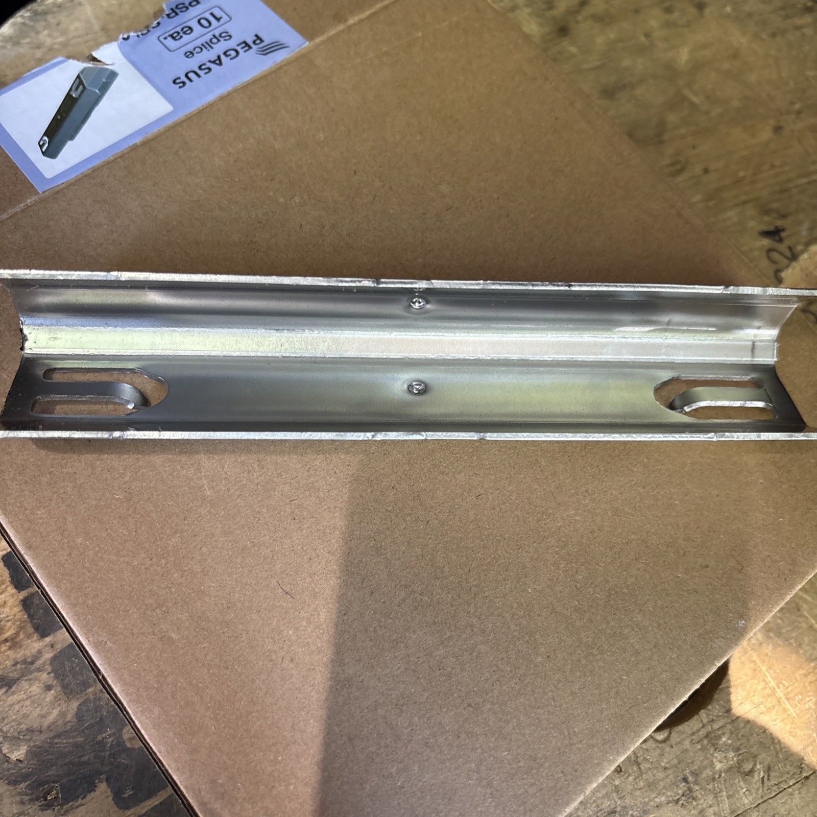 New Pegasus SK*PRAIL Metal Aluminum Splice Rails PSR-SPLS 10 pieces in box.