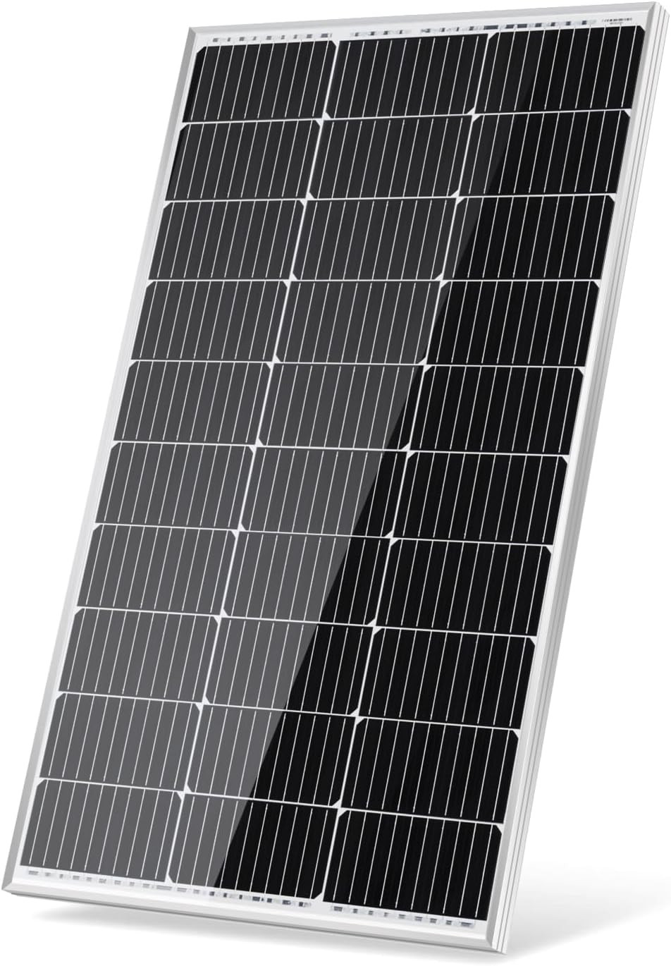 Solar Panel 100 Watt 10BB Monocrystalline 12V Solar Panels for Home High Efficie