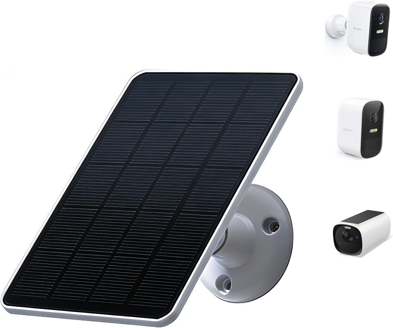 Solar Panel Charger Compatible with eufyCam 3/3C/2/2 Pro/2C/2C Pro/E/SoloCam E20