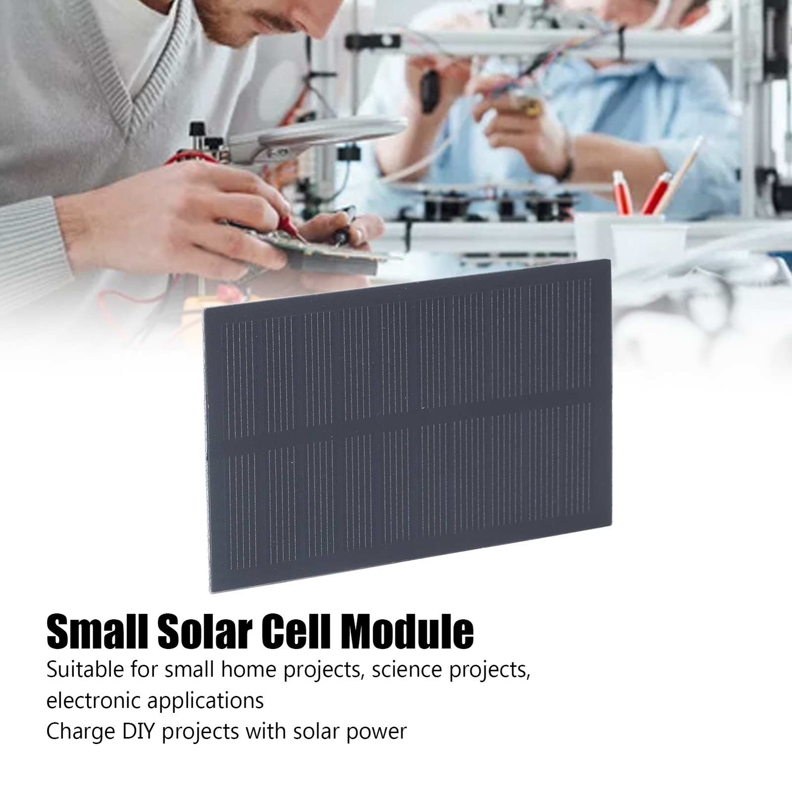 1W Small Solar Panel Monocrystalline Silicon Portable Solar Cell Module For Char