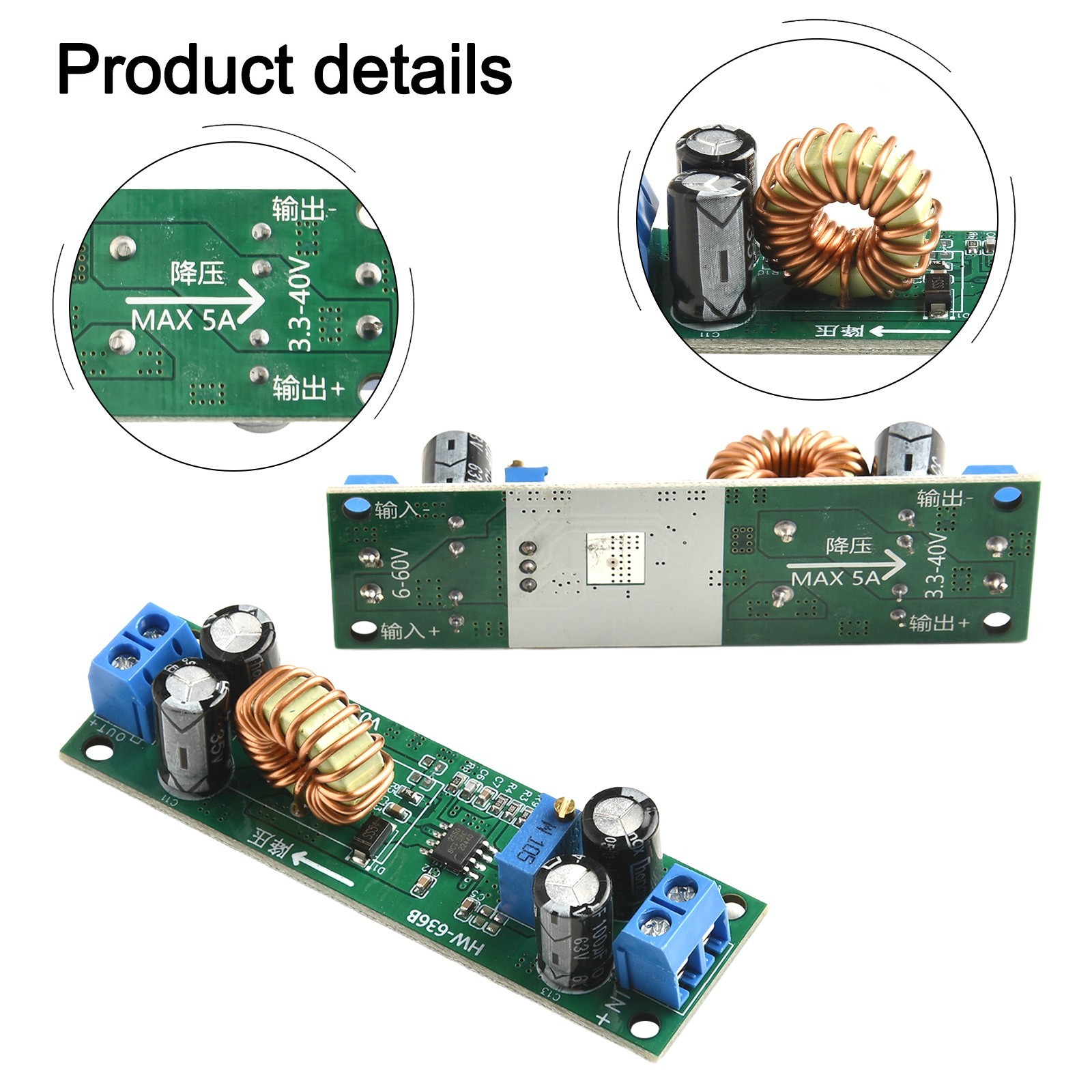 Reliable 10A DC to DC Converter Step Down Regulator for Voltage Control