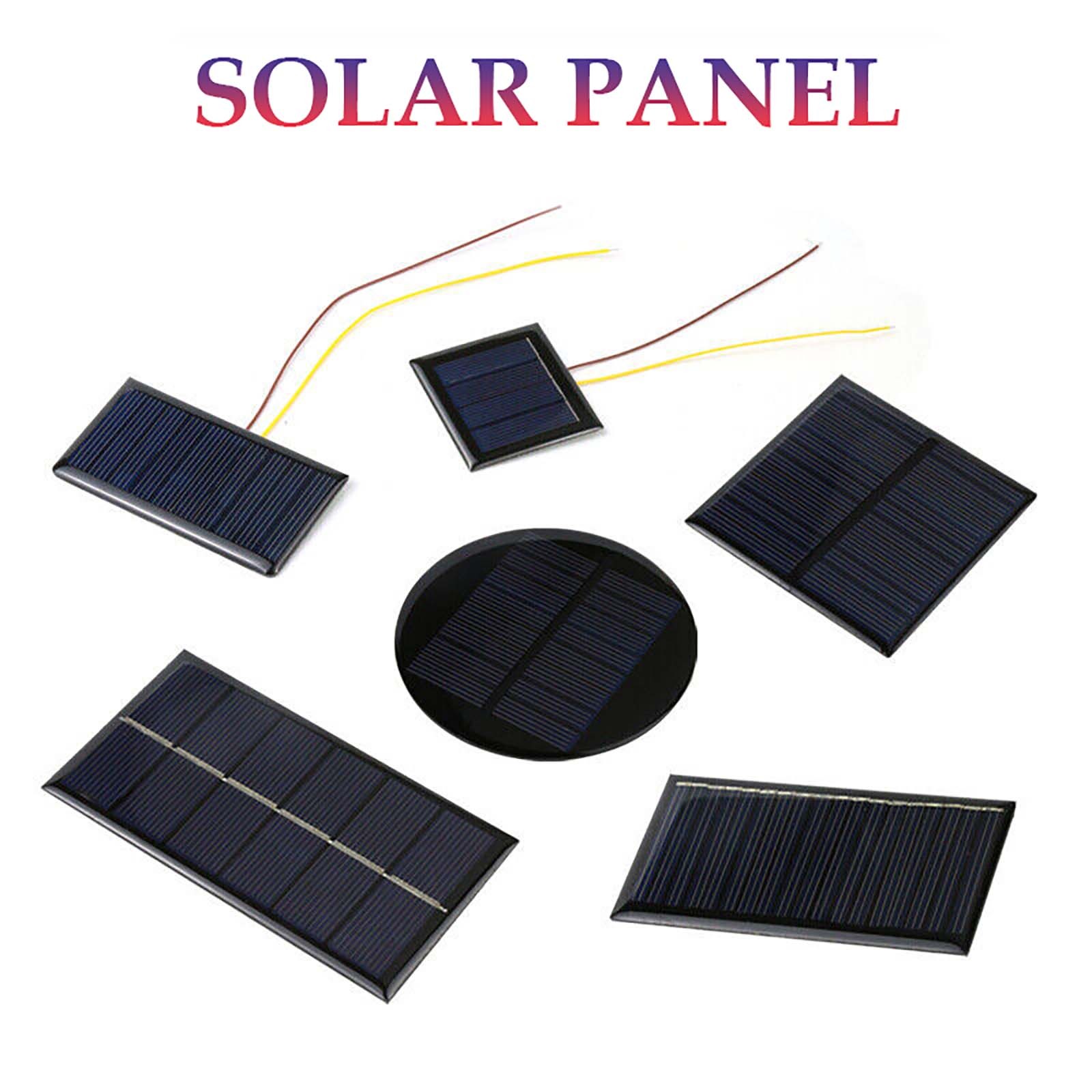 Solar Cell Solar Panel Many Type 2V 3V 5V 5.5V 6V 9V 10V 12V Battery Charger DIY
