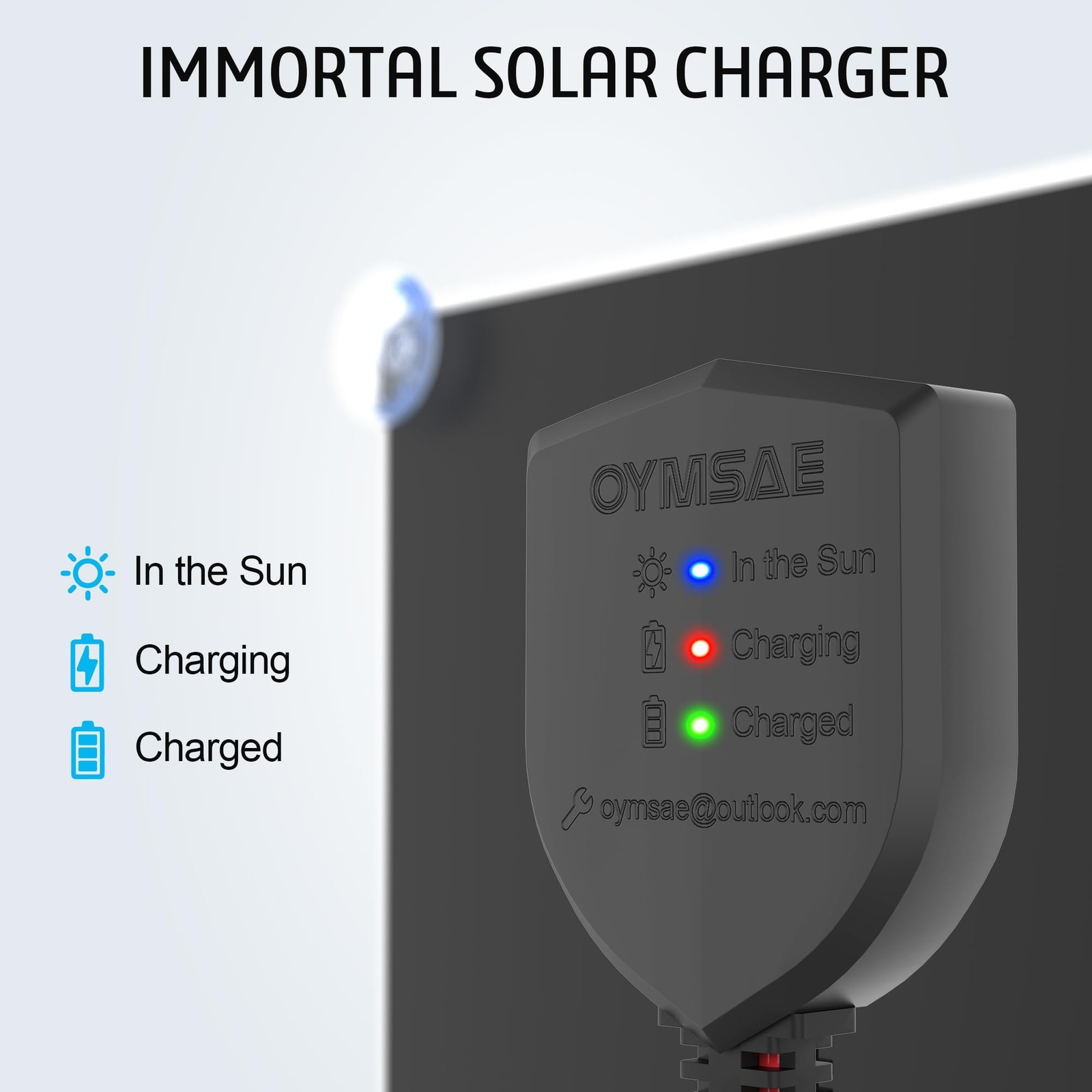 OYMSAE 20W 12V Solar Panel Car Battery Charger Portable Waterproof Power Tric…