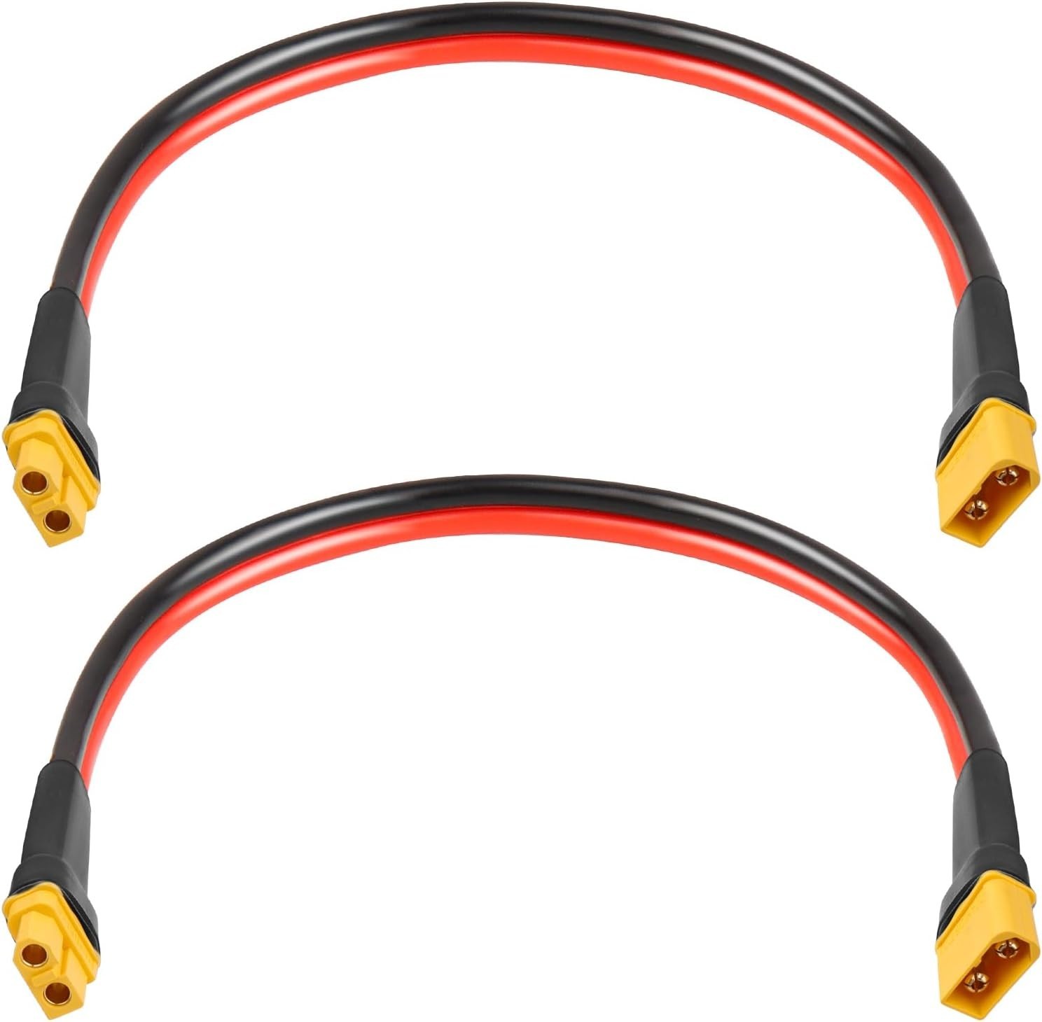 1FT XT60 Power Extension Cable – Tinned Copper, Ideal for High-Power RC Devices