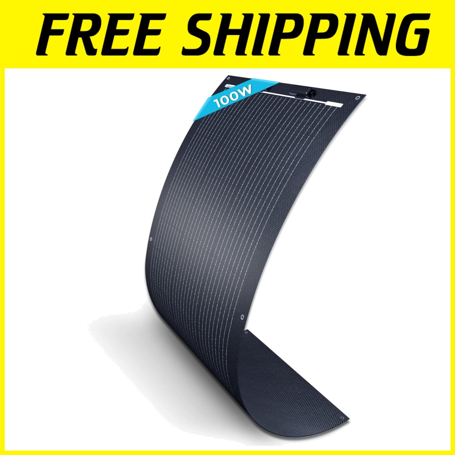 100W Flexible Solar Panel 12V, 22% Efficiency