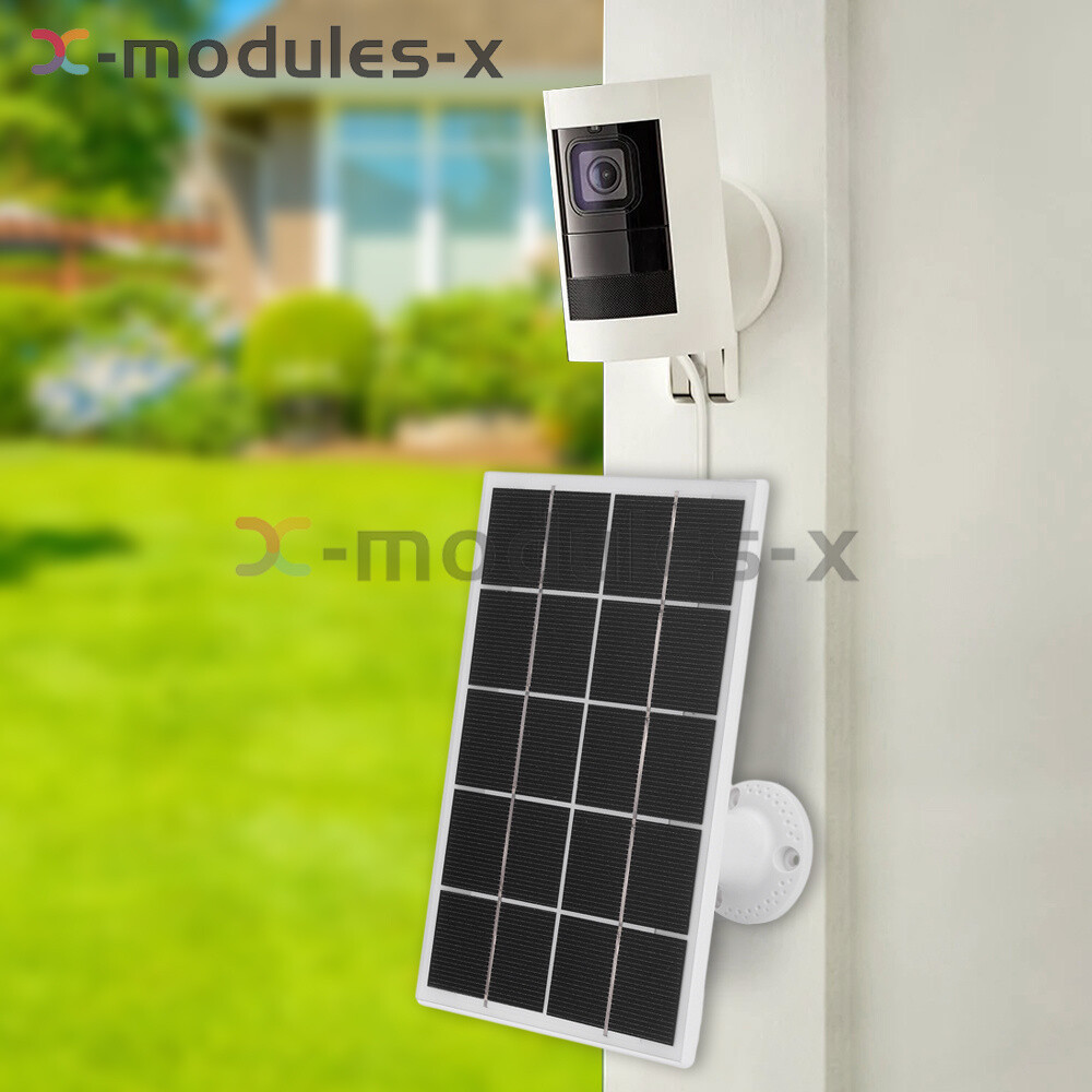 8W 5V Microcrystal Solar Panel+Mounting Bracket For Security Camera Water Pump