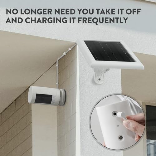 Ring Solar Panel(2nd Generation), 2-Pack 5W Ring Solar 5W–2Pack White(8.7inch)