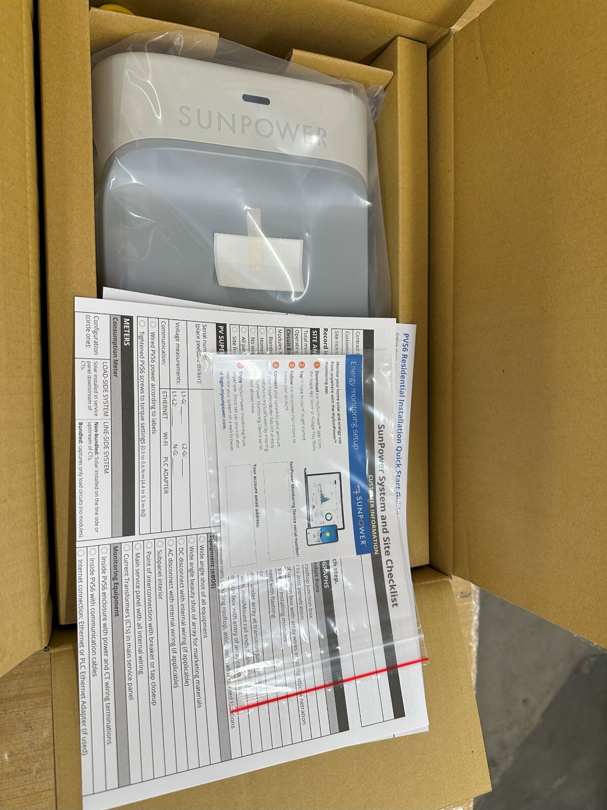 NEW IN BOX: Sunpower PV Supervisor 6 PVS6 Solar Power Monitor System by Zyxel