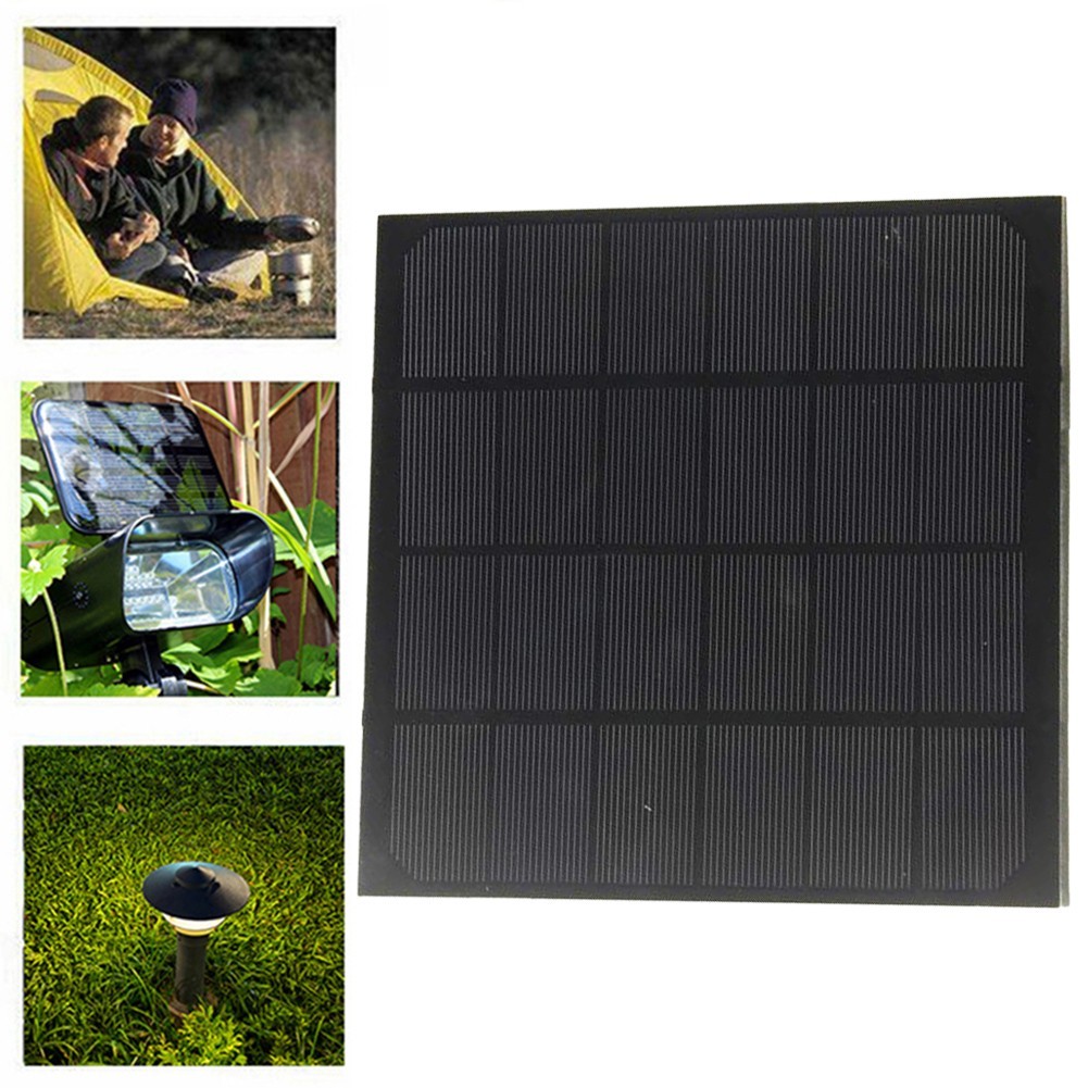 Solar Panel 10W 6V with Electronic Wire for Traffic and Household Lights