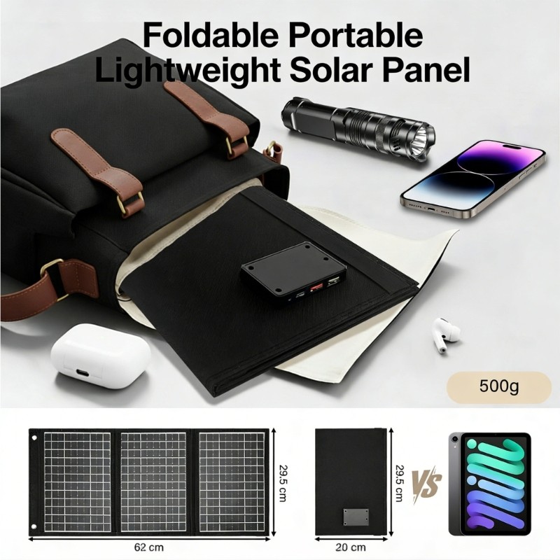 Space Efficient 28W Sun Charging Unit Featuring Advanced Circuit For Fast Energy